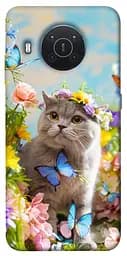 Чохол Demsky Spring cat для Nokia X10 / X20