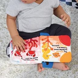 Іграшка-книжка м'яка розвиваюча Baby Einstein Shades of the Sea - мініатюра 11