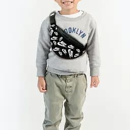 Сумка-бананка  "NIKE"с принтом ,35х15см,детская,молодежная (00020)