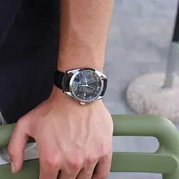 Чоловічий наручний годинник Besta pyzub Leather - мініатюра 8