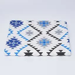 Простирадло Moon&Star Blue Mosaic Бязь Gold Люкс 220х240 см (MS-860000124) - мініатюра 2
