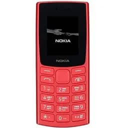 Телефон кнопковий Nokia 105 DS 2023 TA-1557 червоний (TA-1557-red)
