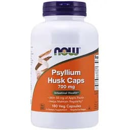 Натуральная добавка NOW Psyllium Husk 700 mg 700 mg, 180 вегакапсул