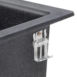 Кухонна мийка Lidz 460x515/200 BLM-14 (LIDZBLM14460515200), Чорний - мініатюра 5