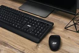 Комплект клавіатура та миша 2E MK410 WL, EN/UK/RU, чорний - мініатюра 3