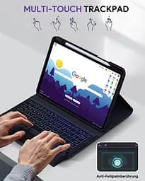 Чохол Doohoeek з клавіатурою для iPad Air 13 дюймів 2025 (M3)/2024(M2), iPad Pro 12.9 6-го/5/4-го/3-го покоління, Bluetooth - мініатюра 5