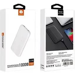 Зовнішній акумулятор WUW Y93 10000 mAh білий - мініатюра 5