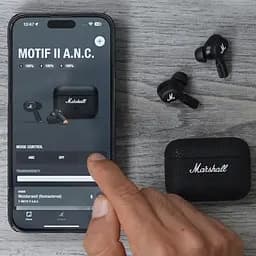 Навушники Marshall Motif II ANC Black Original (Підтримка офіційного додатку)(1006450) - мініатюра 3