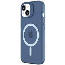 Чохол Vokamo для iPhone 15 захисний з магнітним кільцем блакитний - мініатюра 2