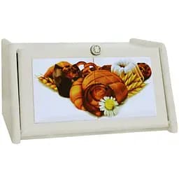 Хлібниця дерев'яна Mazhura Булочки 40.5x30.5x21 см біла (mz508553)