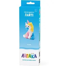 Набор самозатвердевающего пластилина Lipaka Радужные единороги: Лайти 103 г (30136-UA01)