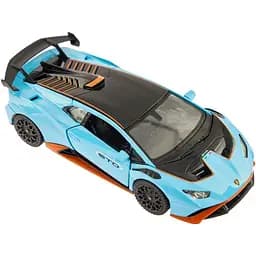 Машинка модель Lamborghini Huracan STO Rastar 64300 blue 1:32 - мініатюра 4