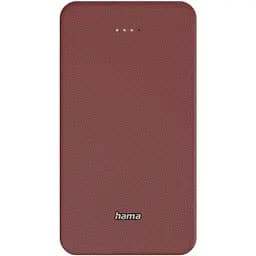 Акумулятор портативний літій-іонний Power Bank Hama 20000 мА·рік, USB-C, USB-A, red
