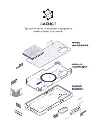 Силиконовый чехол с MagSafe для Apple iPhone 17, ICON2 MagCase, фиолетовый, противоударный, панель с мягкой подкладкой, защита всего корпуса, поддержка беспроводной зарядки, совместим с защитными стеклами и пленками, ArmorStandart (ARM88991) - мініатюра 6