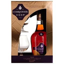 Коньяк Courvoisier VSOP, 40%, 0,7 л + 2 келихи - мініатюра 2