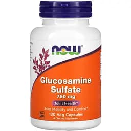 Глюкозамин сульфат Now Foods Glucosamine Sulfate 750 мг 120 растительных капсул