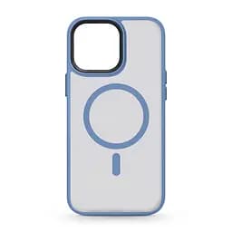 Чехол для Apple iPhone 14 Pro Max, Uniq MagCase, голубой, противоударный, панель-накладка с MagSafe, ударопрочный TPU+PC, с магнитом MagSafe, поддержка полноценной беспроводной зарядки, ArmorStandart (ARM75336)
