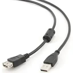 Кабель-подовжувач Cablexpert USB 2.0 AM/AF 3м ferrit (CCF-USB2-AMAF-10)
