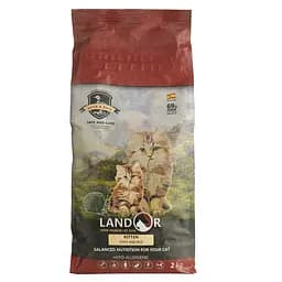 Сухой корм для котят Landor утка с рисом 2 кг