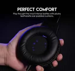 Ігрові навушники Fantech HQ53 Flash 7.1 Black з мікрофоном - мініатюра 4