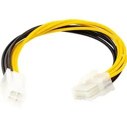 Перехідник живлення 4-pin MB (F) - 8-pin MB (M), 20 см, PowerPlant (CA913077)