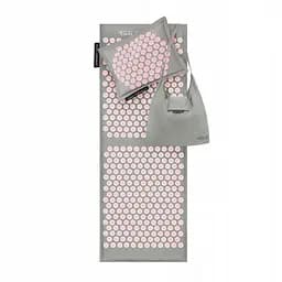 Килимок акупунктурний з подушкою 4FIZJO Eco Mat XL Аплікатор Кузнєцова 4FJ0515 Grey/Pink (P-5907739313607) - мініатюра 13