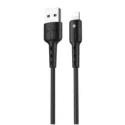 Кабель Hoco Star X30 USB - Lightning чорний