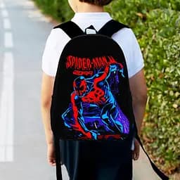 Рюкзак детский человек паук, спайдермен "Spiderman" 34х27см, городской ранец для мальчика с принтом (00385)