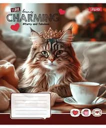 Зошит 1 вересня Charming А5, 18 аркушів в лінію (768186)