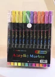 Набір маркерів акварельних AND 1188 двосторонні 24 шт. різнокольоровий (33212)