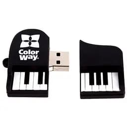 USB флеш накопичувач ColorWay Piano 64 GB 3.0 Black (CW-USBPO64) - мініатюра 6