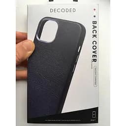 Оригінальний шкіряний чохол Decoded Leather Case MagSafe для Apple iPhone 13 (6.1") Black - мініатюра 8