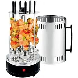 Електрошашличниця Kebabs Machine SW8808 1000 Вт вертикальна 6 шампурів (MER-15167_970)