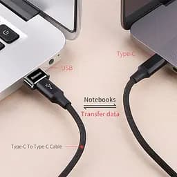 Перехідник Baseus USB Male To Type-C Female 2.4A - мініатюра 2