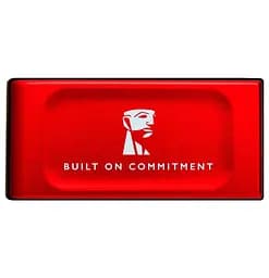 Внешний SSD-накопитель, 2 ТБ, Kingston XS1000 BoC, красный, Type-C 3.2 (Gen 2), 1050/1000 МБ/с (SXS1000R/2000GA)