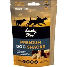 Лакомства для собак Lucky Star Premium Кроличье ухо с мясом утки 85 г