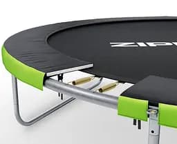 Батут із внутрішньою сіткою Zipro Jump Pro 16 футів 496 см чорно-зелений (5902659840707) - мініатюра 4