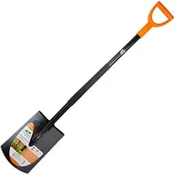 Лопата Flora штыковая прямоугольная с металлической ручкой 290x195x1170 мм 2.0 кг (5045404)