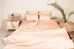 Комплект постільної білизни Ecotton Frost Almond, сатин, євростандарт, 220х210 (21692)