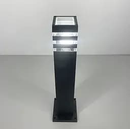 Вуличний ліхтар в чорному кольорі корпусу 80 см | Line F | Арт. 8024 80CM BK (стовп) - мініатюра 2