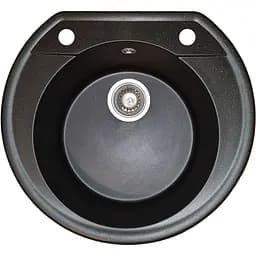 Гранітна кухонна мийка Romzha Janta Antracit (902)