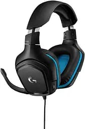 Навушники Logitech G432 Black/Blue 3.5 мм / USB (981-000770)
