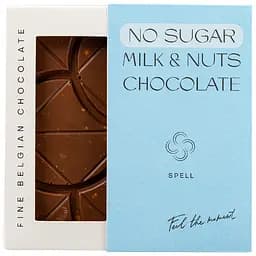 Шоколад Spell молочний з фундуком без цукру 80 г (830165)