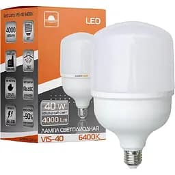 Лампа светодиодная высокомощная Євросвітло 40 Вт 6400К (VIS-40-E27)