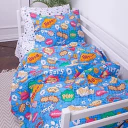 Підковдра на блискавці MirSon Kids Time 17-0511 Bombs, бязь, 210х143 см, різнокольорова - мініатюра 2