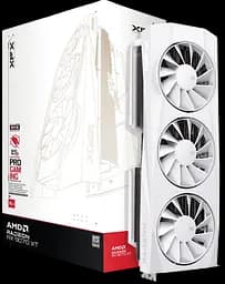Видеокарта AMD Radeon RX 9070 XT 16GB XFX Quicksilver White (RX-97TQICKW9)