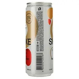 Напій соковмісний Shake Sparkling Strawberry, безалкогольний, сильногазований, з/б, 0,33 л (907570) - мініатюра 2