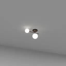 Стельовий світильник SV0022-2P BK+GD