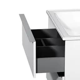 Тумба з умивальником Am.Pm X-Joy S підвісна 80 см 2 ящики білий MTA-FHX0802WG-WCC0802WG, Білий - мініатюра 5