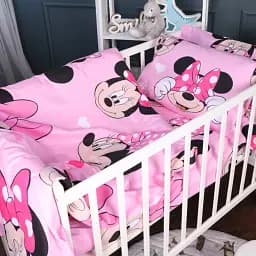 Простирадло MirSon Бязь 17-0666 Pink Minnie 110х160 см (2200010281989) - мініатюра 6